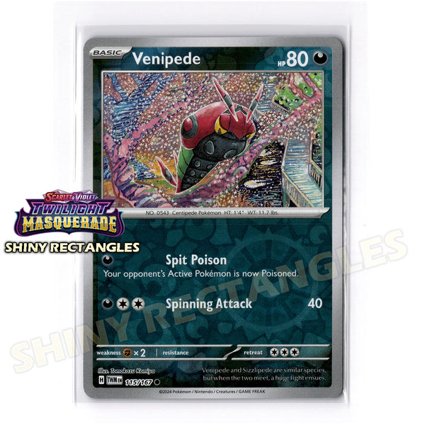 115/167 - Venipede - Reverse Holo