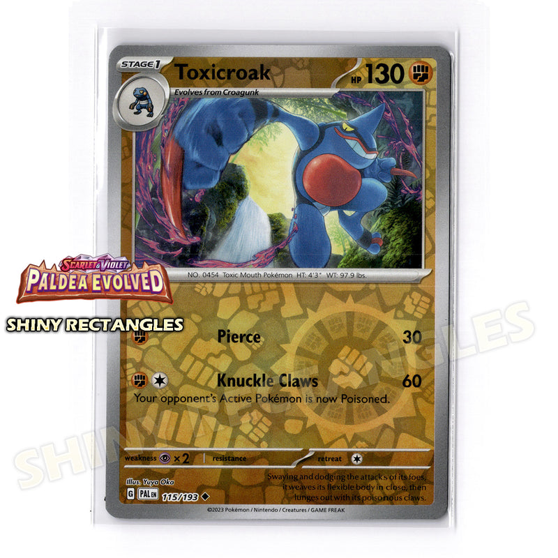 115/193 - Toxicroak - Reverse Holo