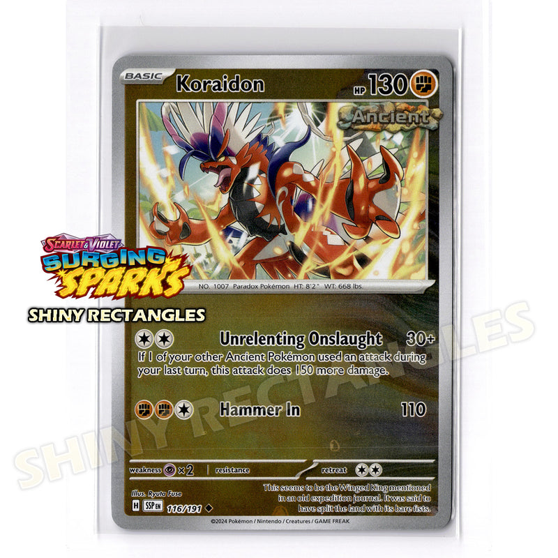116/191 - Koraidon - Reverse Holo