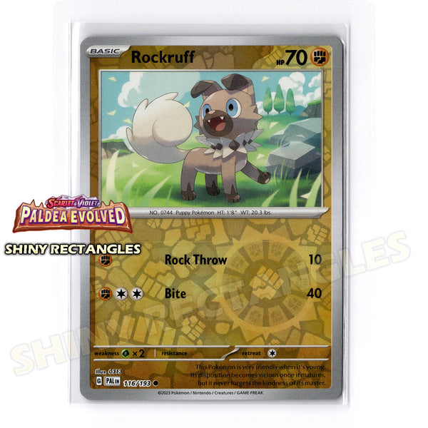 116/193 - Rockruff - Reverse Holo