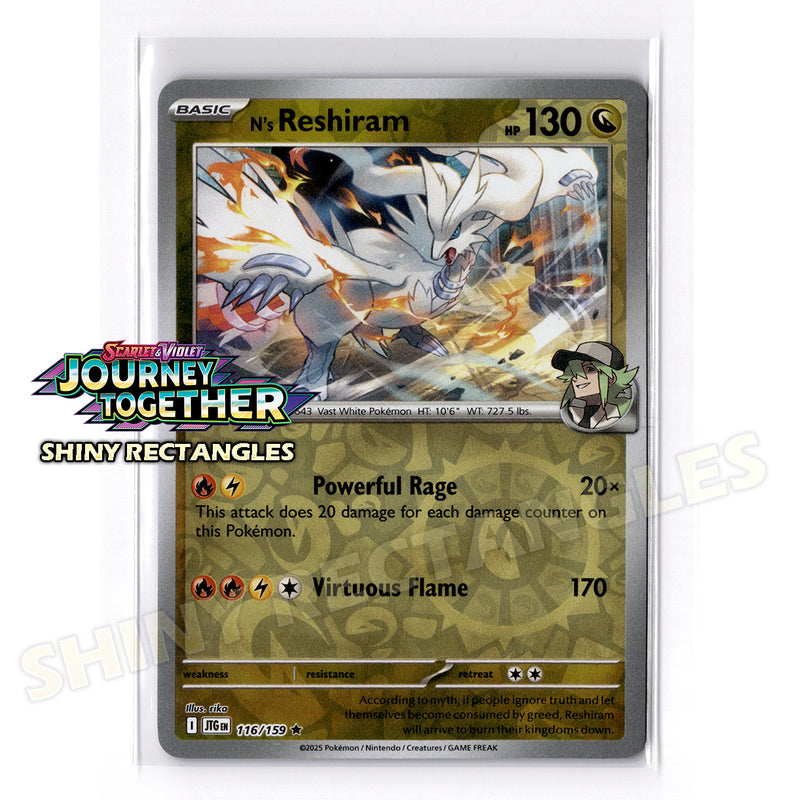 116/159 - N's Reshiram - Reverse Holo