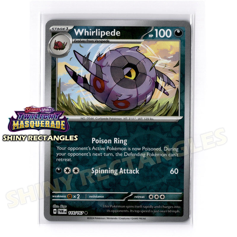 116/167 - Whirlipede - Reverse Holo