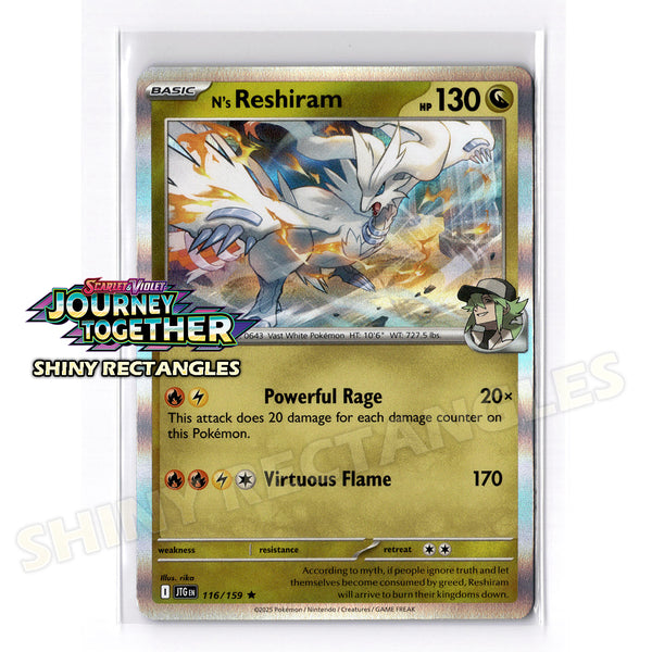 116/159 - N's Reshiram - Holofoil