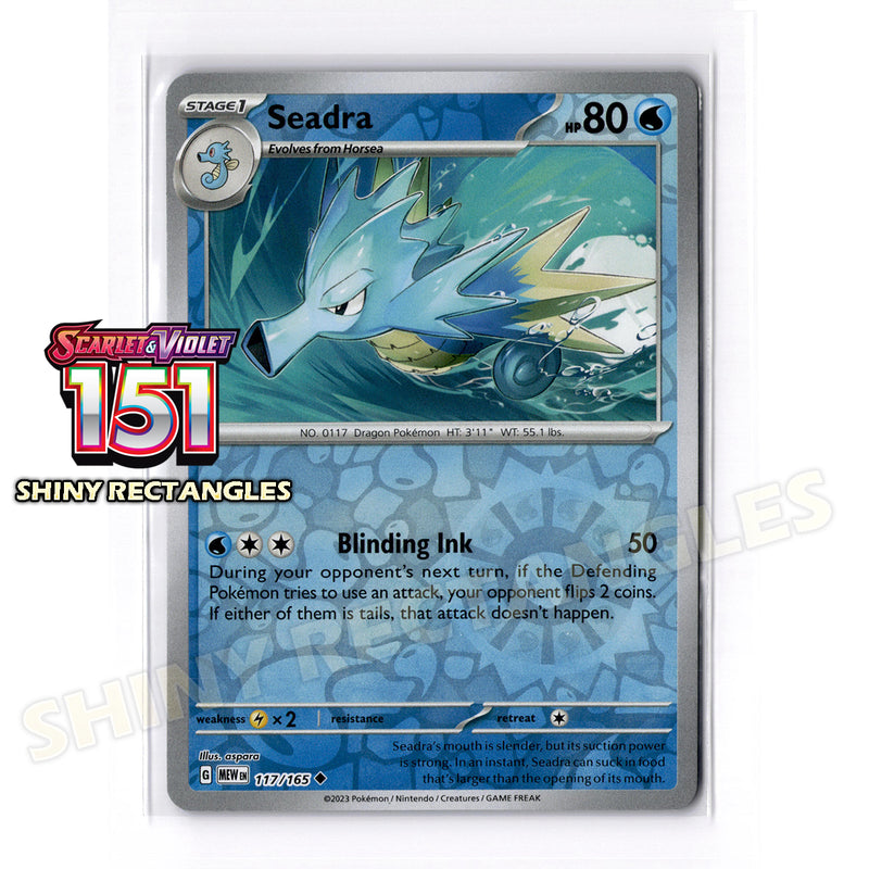 117/165 - Seadra - Reverse Holo
