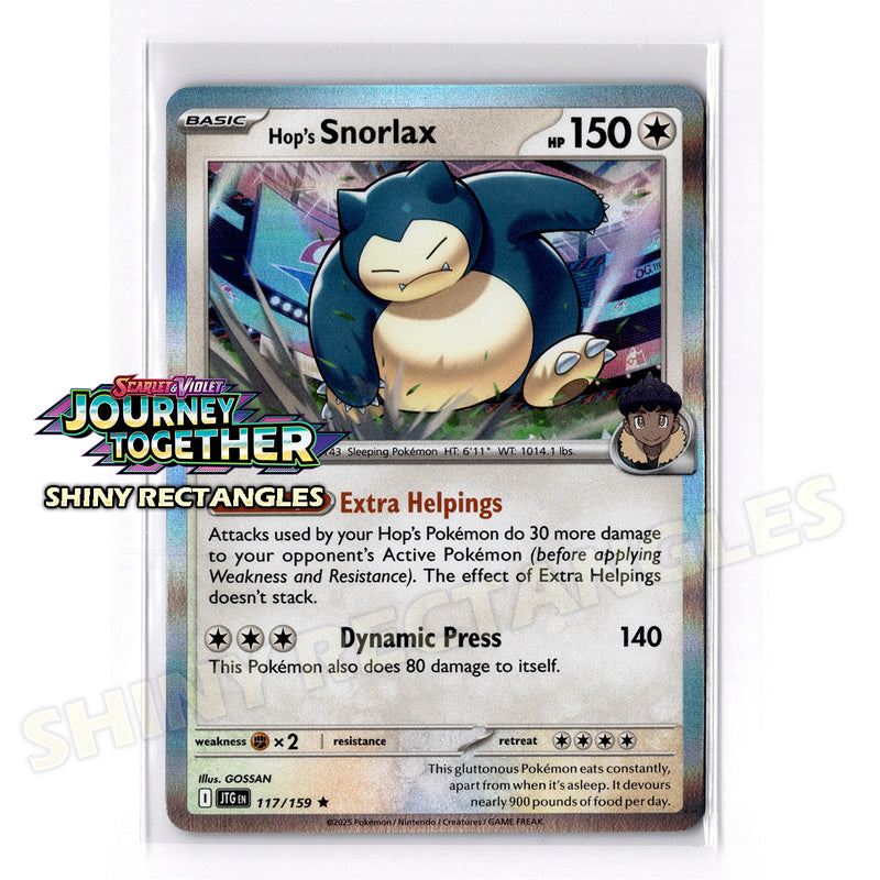 117/159 - Hop's Snorlax - Holofoil