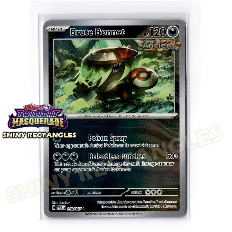 118/167 - Brute Bonnet - Reverse Holo
