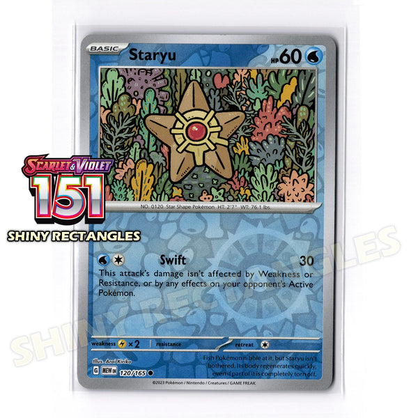120/165 - Staryu - Reverse Holo