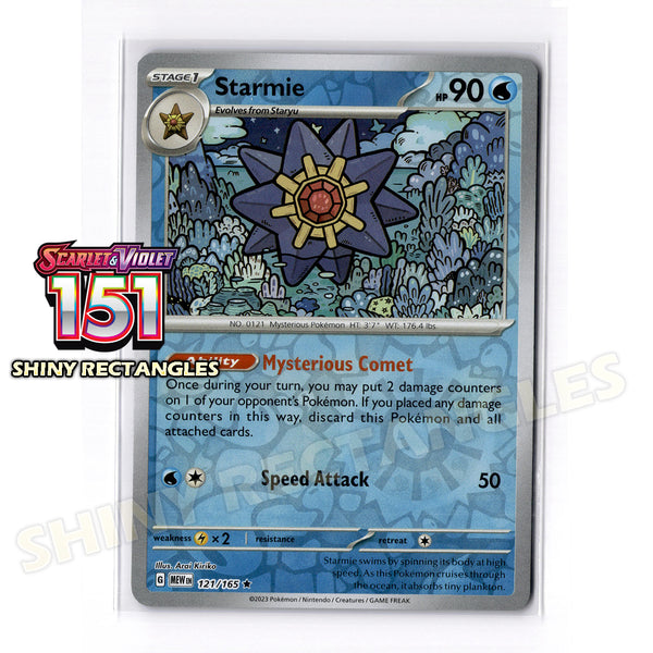 121/165 - Starmie - Reverse Holo
