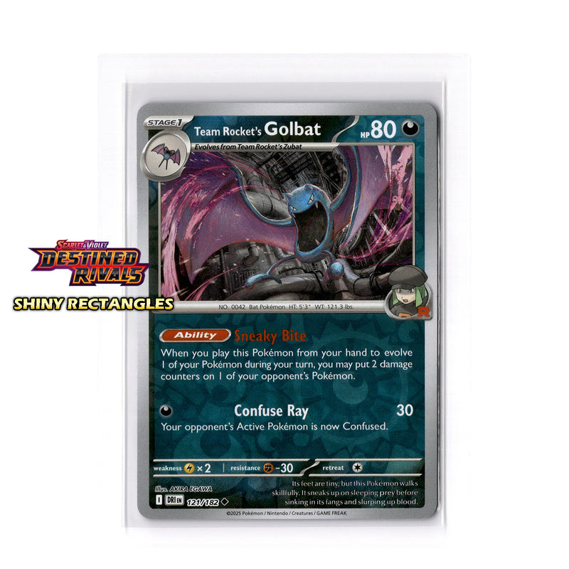 121/182 - Team Rocket's Golbat - Reverse Holo