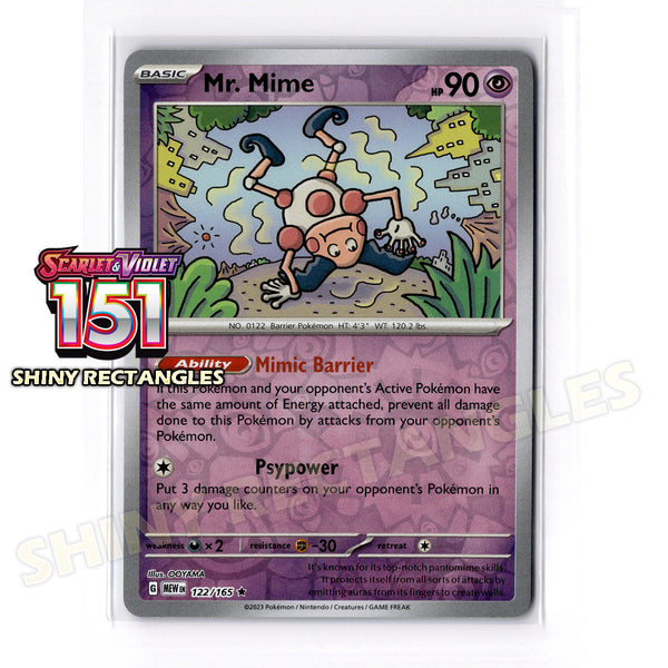 122/165 - Mr Mime - Reverse Holo