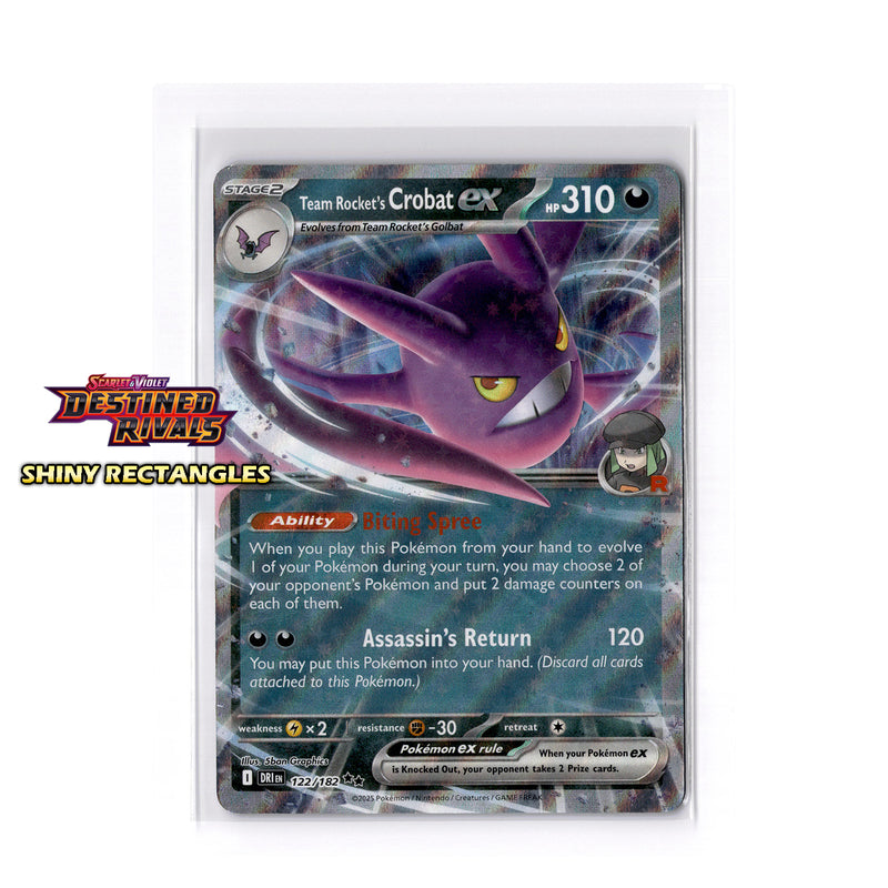 122/182 - Team Rocket's Crobat EX - Holofoil