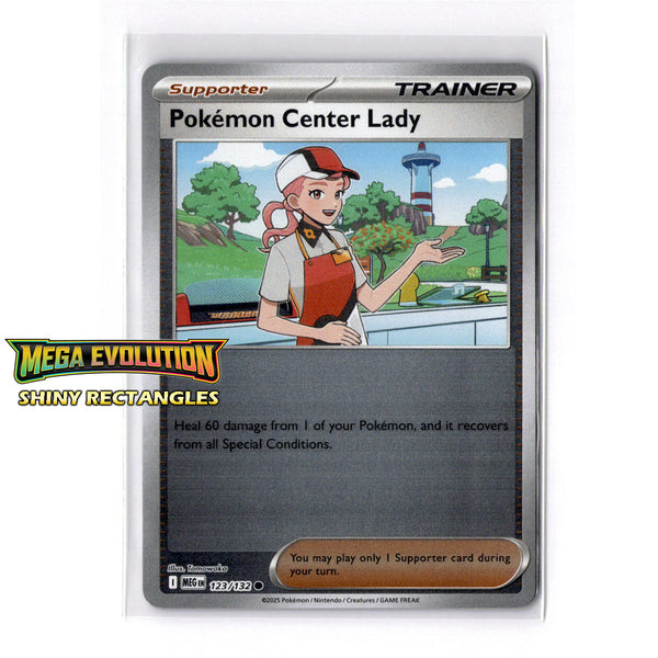 123/132 - Pokemon Center Lady - Reverse Holo