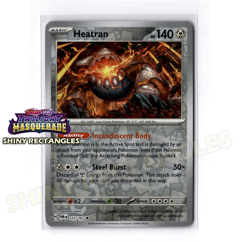 123/167 - Heatran - Reverse Holo