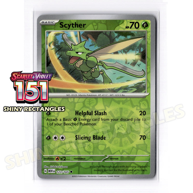 123/165 - Scyther - Reverse Holo