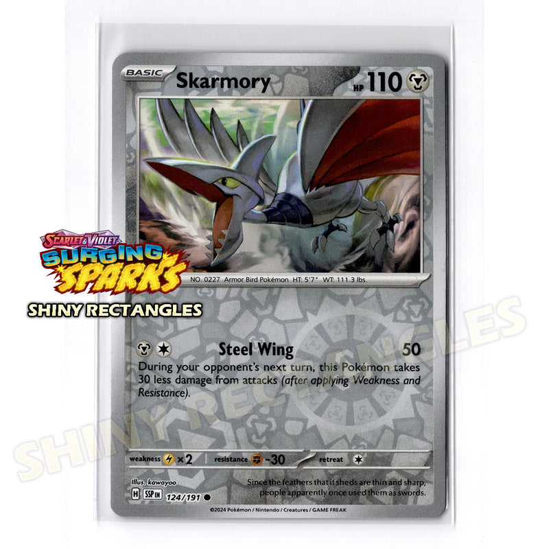 124/191 - Skarmory - Reverse Holo