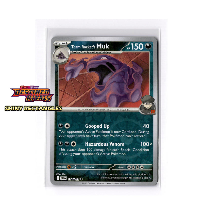 124/182 - Team Rocket's Muk - Reverse Holo