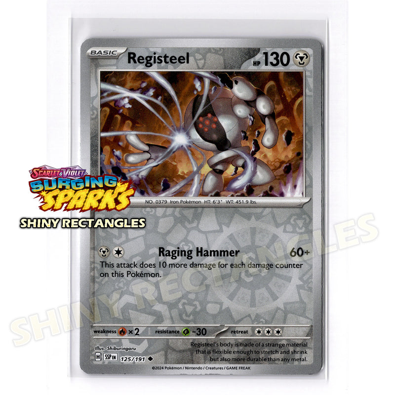125/191 - Registeel - Reverse Holo