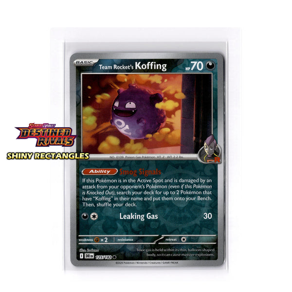 125/182 - Team Rocket's Koffing - Reverse Holo