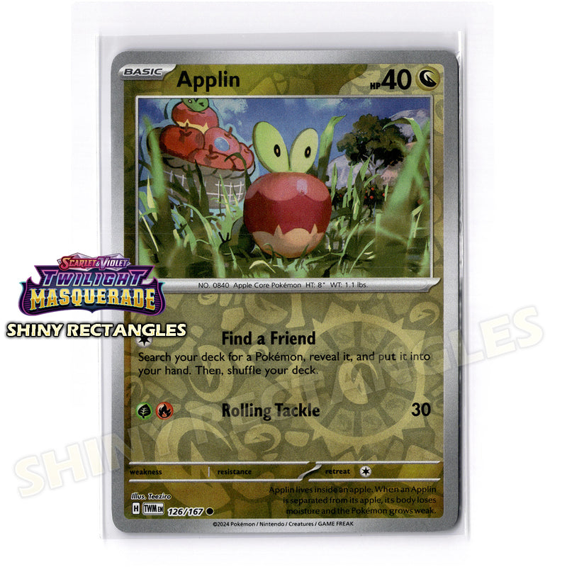 126/167 - Applin - Reverse Holo