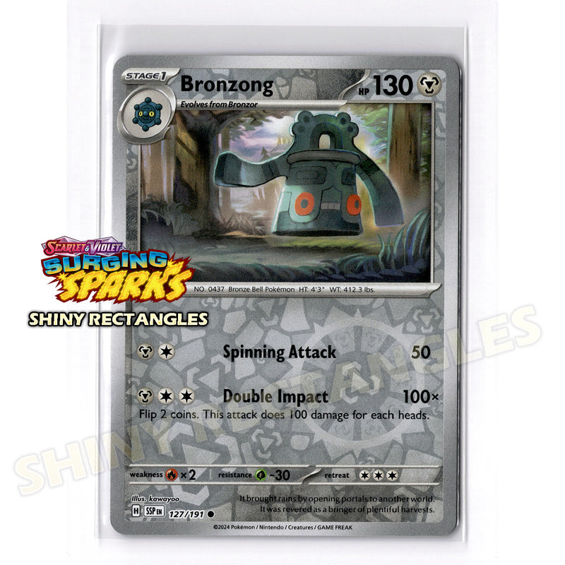 127/191 - Bronzong - Reverse Holo