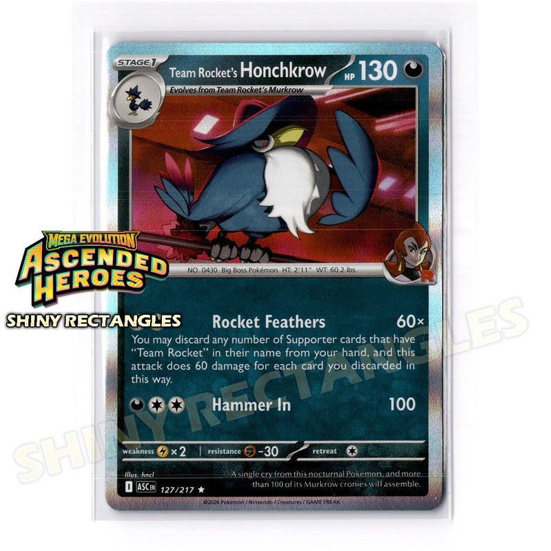 127/217 - Team Rocket's Honchkrow - Holofoil
