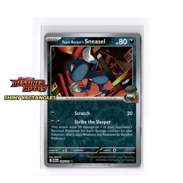 128/182 - Team Rocket's Sneasel - Reverse Holo