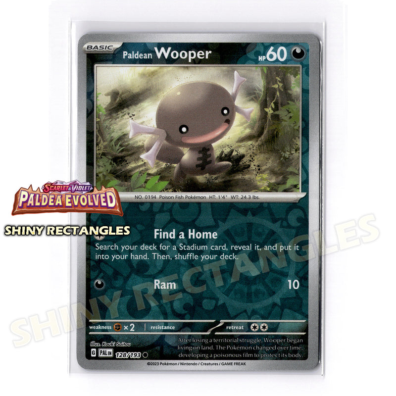 128/193 - Paldean Wooper - Reverse Holo