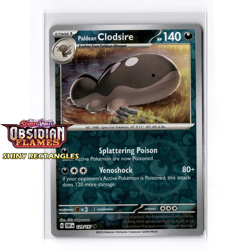 129/197 - Paldean Clodsire - Reverse Holo
