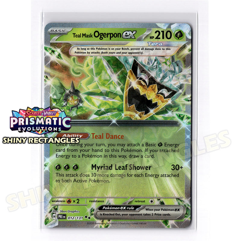 012/131 - Teal Mask Ogerpon EX - Holofoil