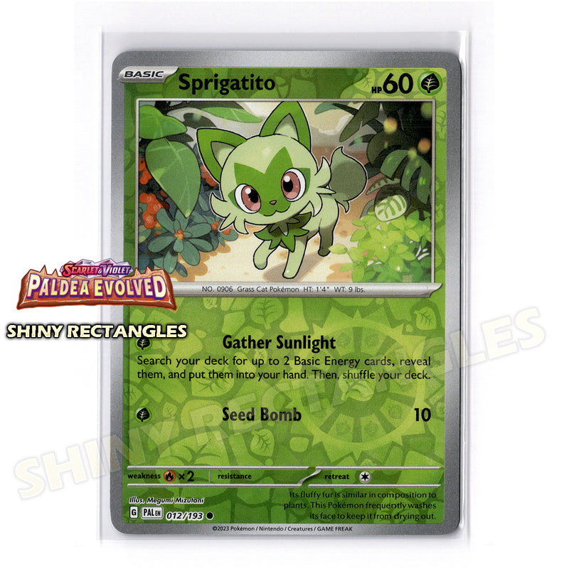 012/193 - Sprigatito - Reverse Holo
