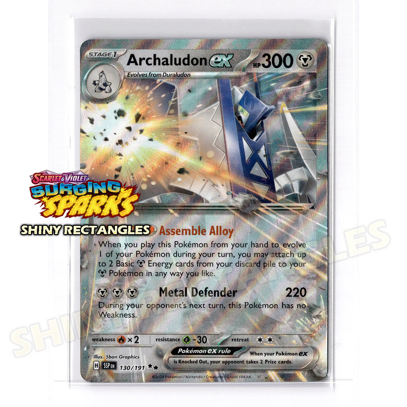 130/191 - Archaludon EX - Holofoil