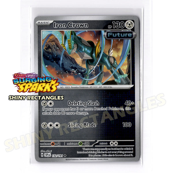 132/191 - Iron Crown - Reverse Holo