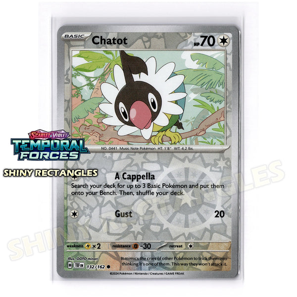 132/162 - Chatot - Reverse Holo