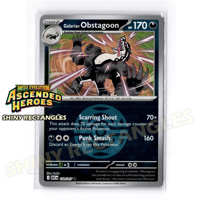 132/217 - Galarian Obstagoon - Dusk Ball