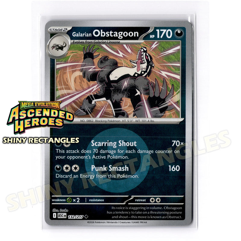 132/217 - Galarian Obstagoon - Energy Symbol