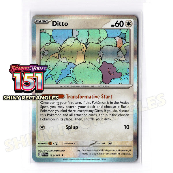 132/165 - Ditto - Holofoil