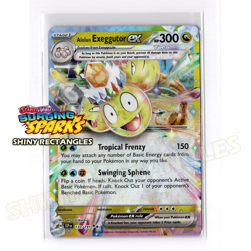 133/191 - Alolan Exeggutor EX - Holofoil