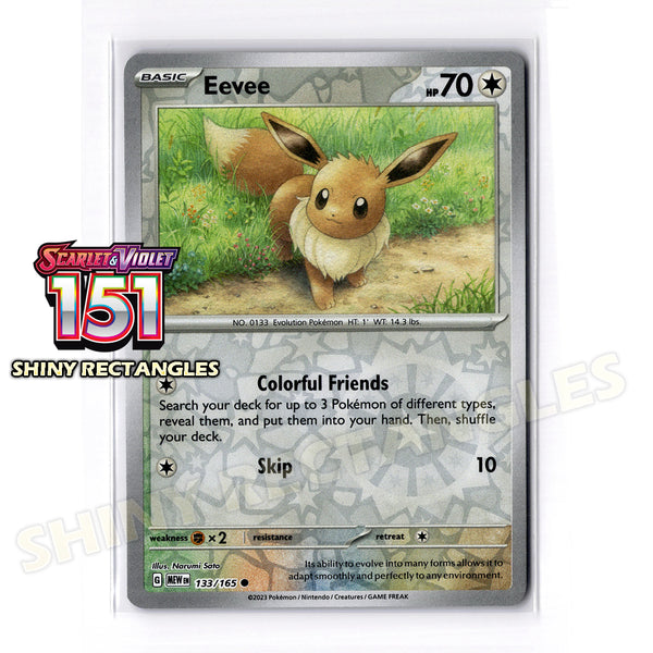 133/165 - Eevee - Reverse Holo