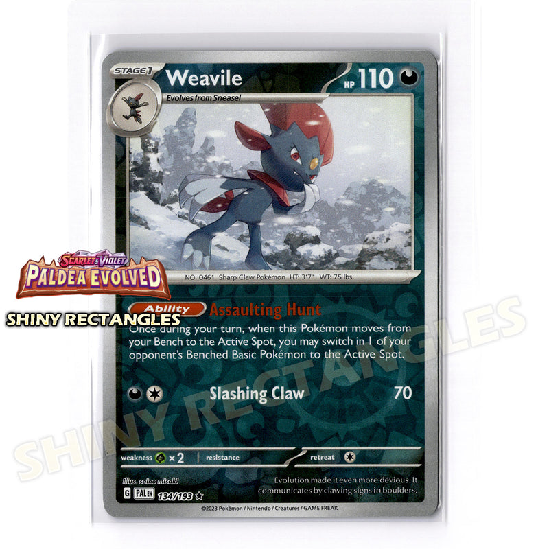 134/193 - Weavile - Reverse Holo