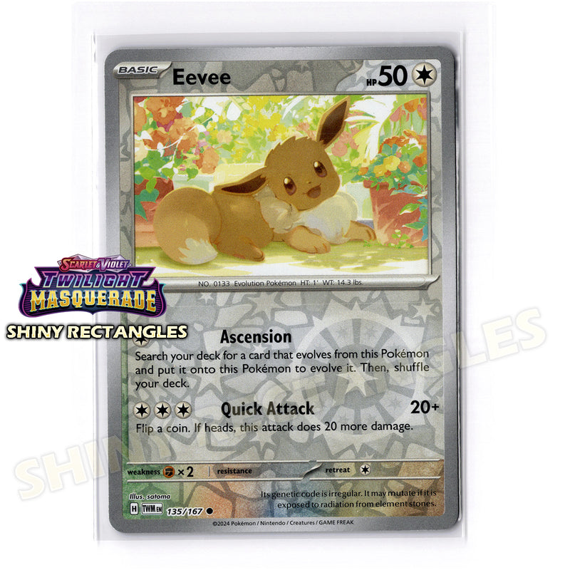 135/167 - Eevee - Reverse Holo