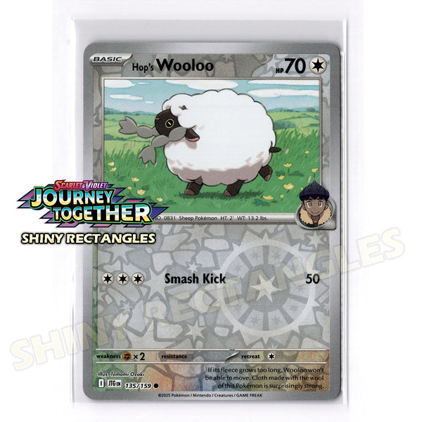 135/159 - Hop's Wooloo - Reverse Holo