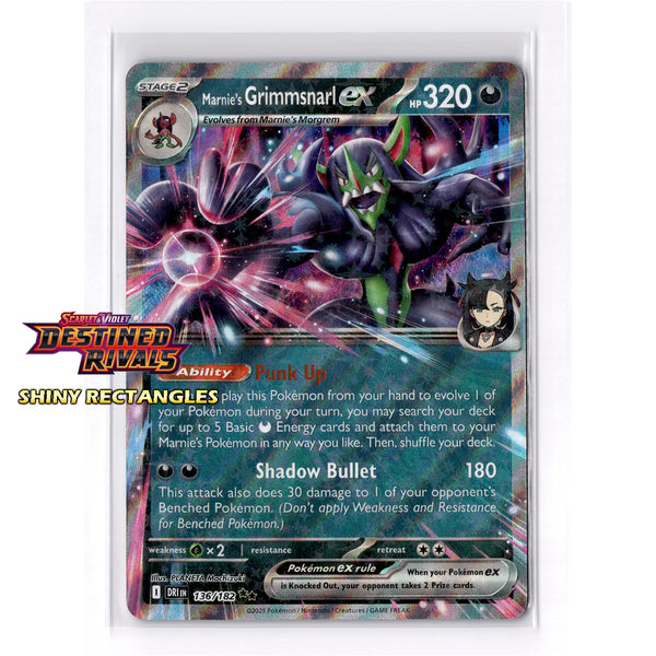 136/182 - Marnie's Grimmsnarl EX - Holofoil