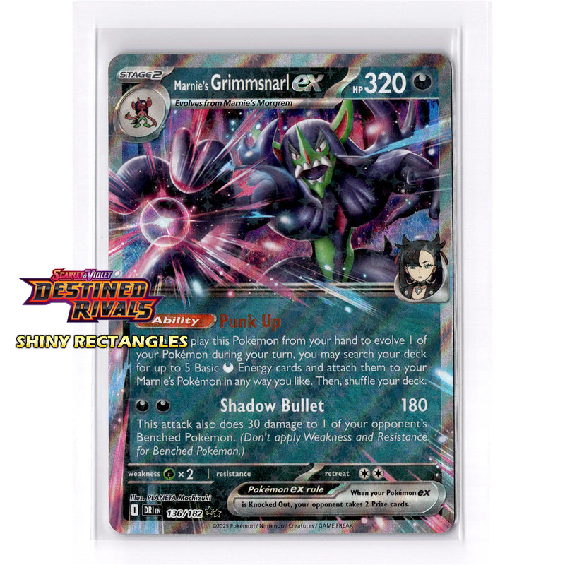 136/182 - Marnie's Grimmsnarl EX - Holofoil