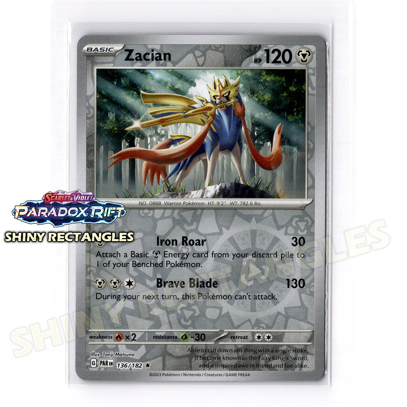 136/182 - Zacian - Reverse Holo