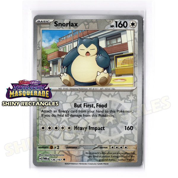 136/167 - Snorlax - Reverse Holo
