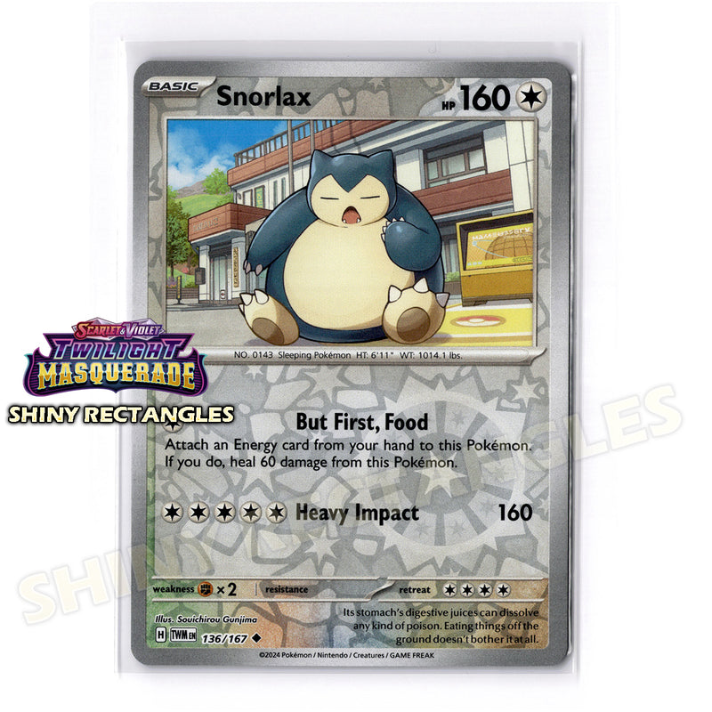 136/167 - Snorlax - Reverse Holo