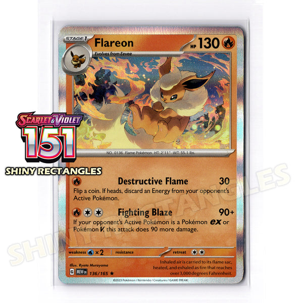 136/165 - Flareon - Holofoil