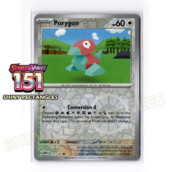 137/165 - Porygon - Reverse Holo