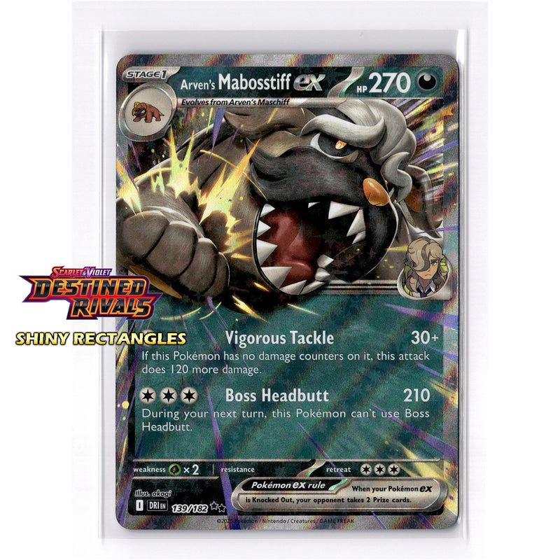 139/182 - Arven's Mabosstiff EX - Holofoil