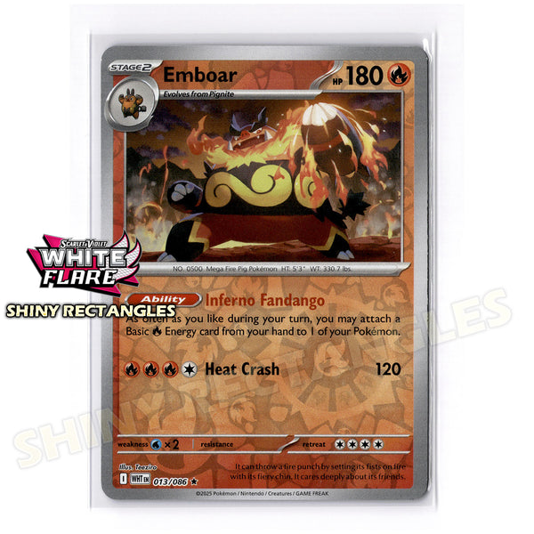 013/086 - Emboar - Reverse Holo